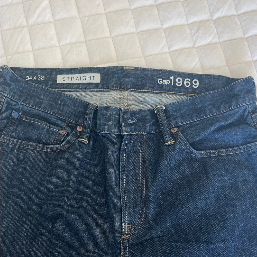 GAP 1969 Men's Straight Jeans - Indigo